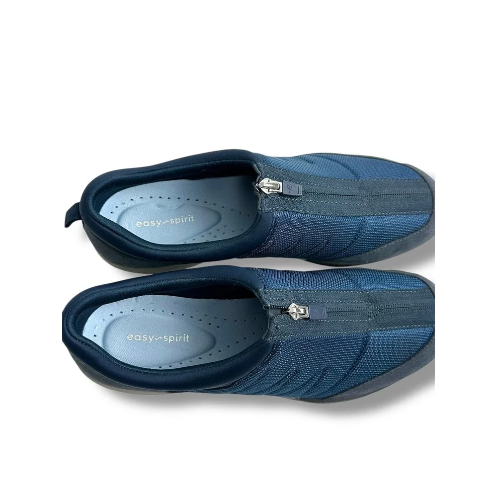 Easy Spirit Women's‎ Be Strong Navy Blue Zip Up Sneakers 9.5M New without tags